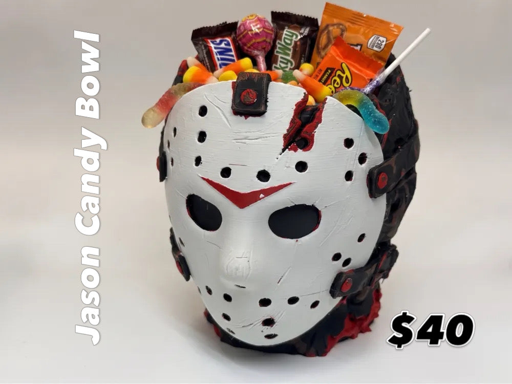 Jason Halloween Candy Bowl