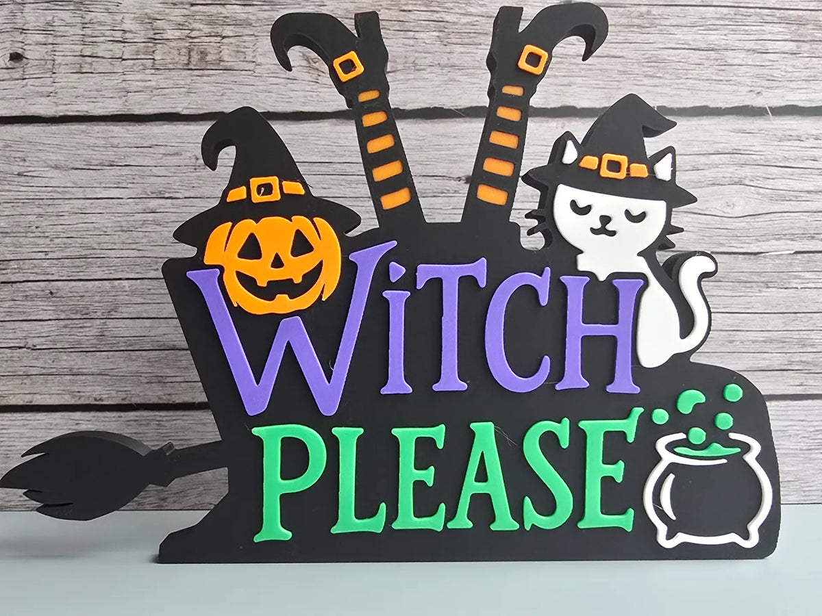 Witch Please Halloween Decor
