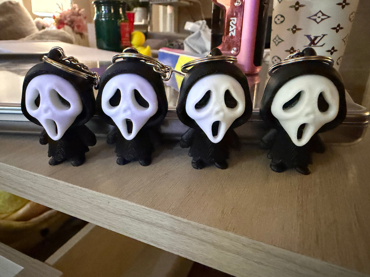 Ghost Face Keychain