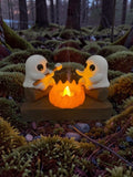 Ghost Campfire with tea light